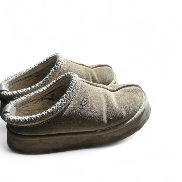 UGG Beige Suede Slip-On Shoes - Picture 6 of 6